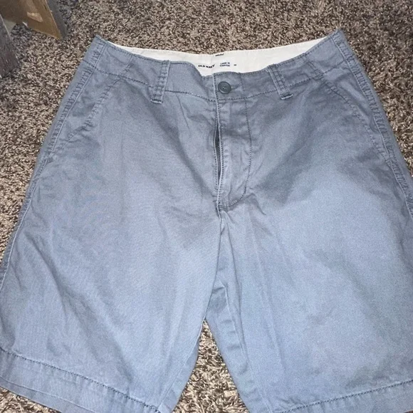 Men Blue and Rust Casual Shorts Set - Picture 2 of 6